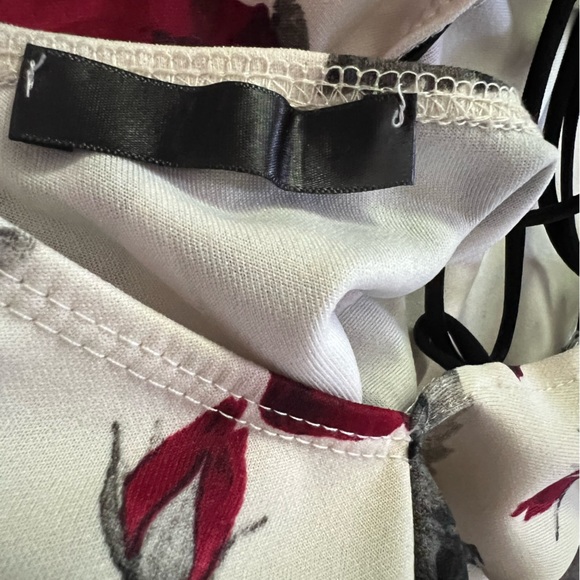 Discovery Rose Lace up mini Dress - Picture 5 of 6